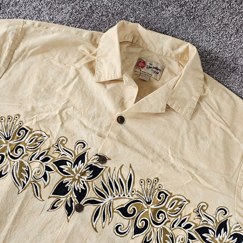 Vintage Hilo Hattie Button-Up Shirt Mens XL Wingo Hawaiian Aloha Made in Hawaii